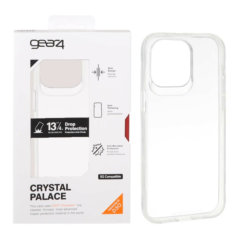 قاب Gear4 Crystal Palace شفاف Apple iPhone 15 Pro Max - (پک دار)