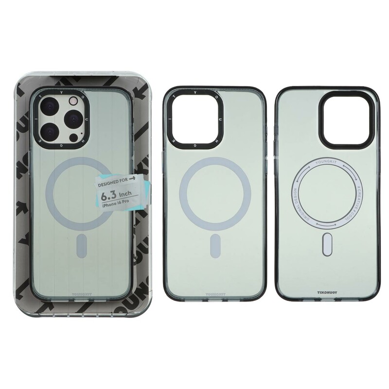 قاب اورجینال YoungKit Magsafe مدل Apple iPhone 15 Pro Max - مشکی (پک اصلی)