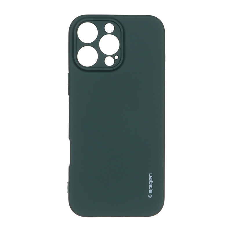 قاب سیلیکونی Spigen محافظ لنزدار Apple iPhone 16 Pro Max - سبز