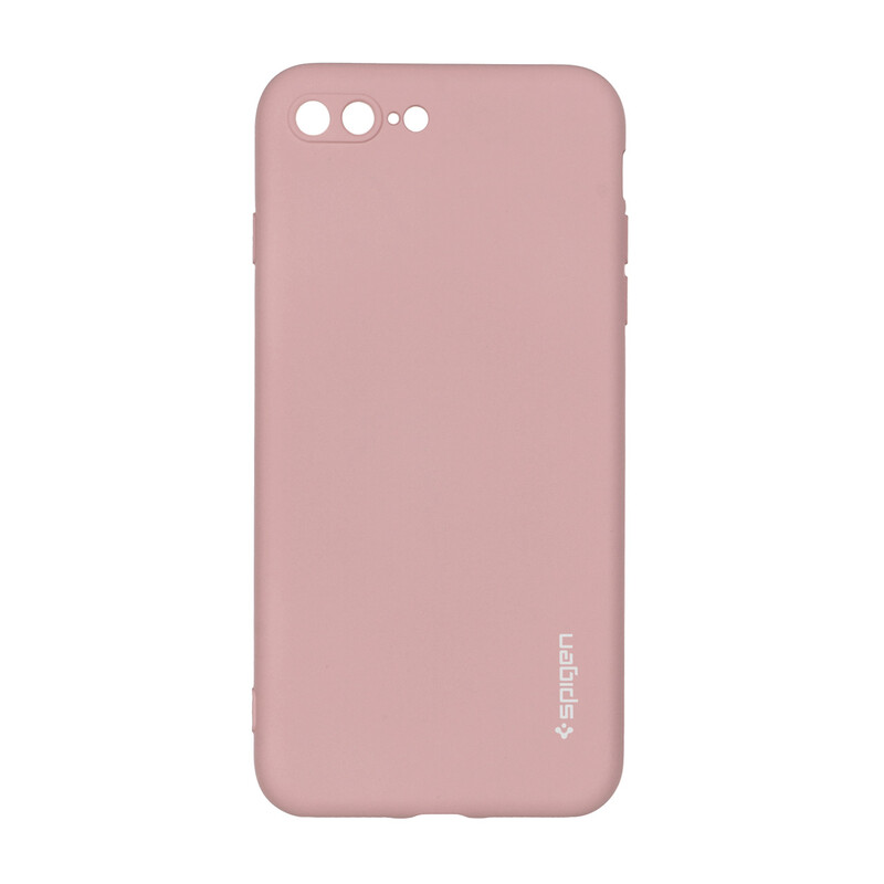قاب سیلیکونی Spigen محافظ لنزدار Apple iPhone 7 Plus / iPhone 8 Plus - صورتی چرک