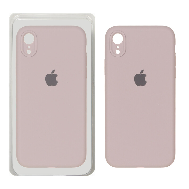 قاب سیلیکونی پاک کنی محافظ لنزدار اورجینال Apple iPhone XR - کالباسی (پک دار)