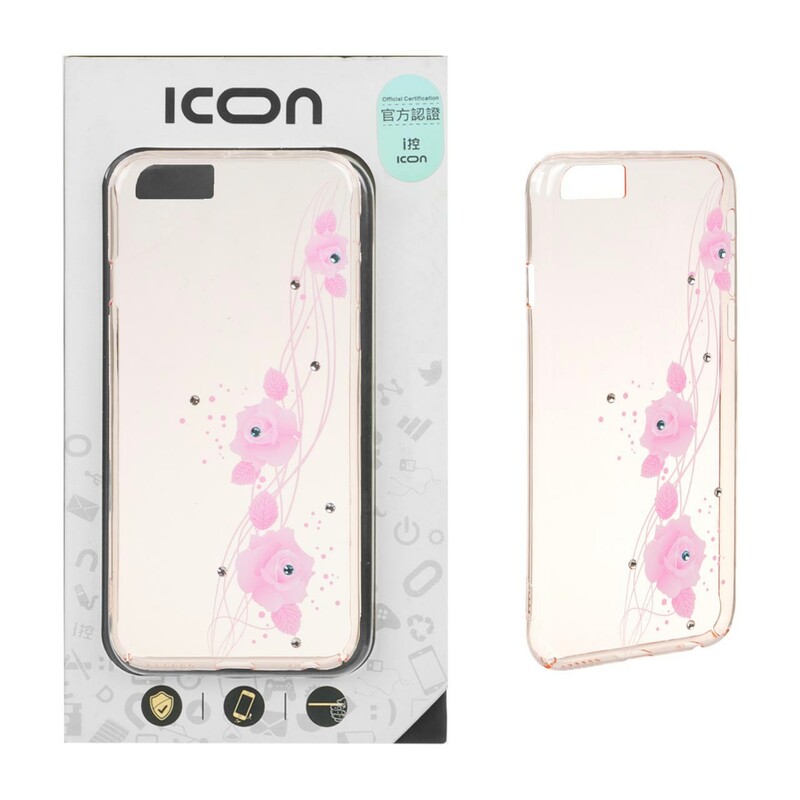 قاب ICON JOY نگین دار Apple iPhone 6 / iPhone 6s - طرح 2 (پک دار)