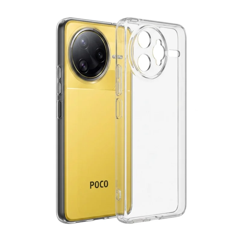 قاب Space ژله ای شفاف Xiaomi Poco F7 Ultra
