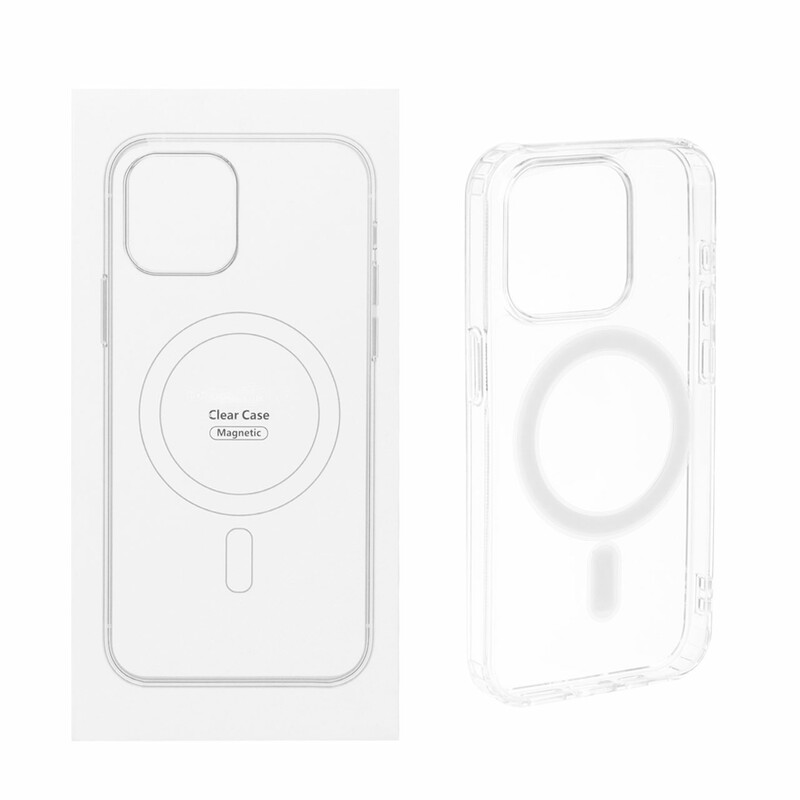 قاب شفاف Apple iPhone 15 Pro با قابلیت شارژ MagSafe (پک دار)