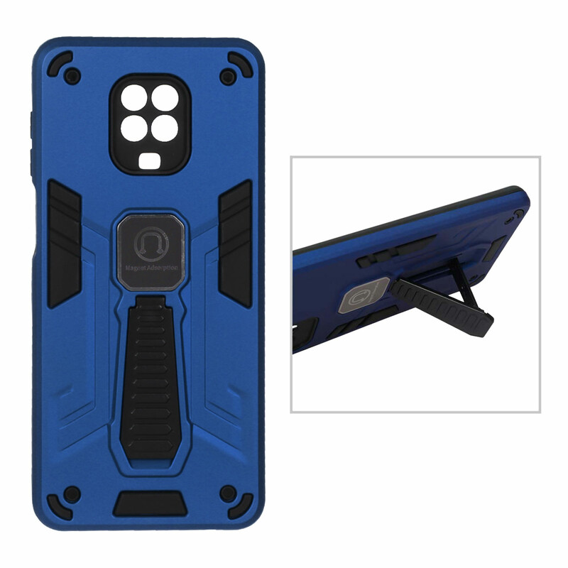 قاب بتمن استندشو Xiaomi Redmi Note 9S / Redmi Note 9 Pro / Redmi Note 9 Pro Max - آبی