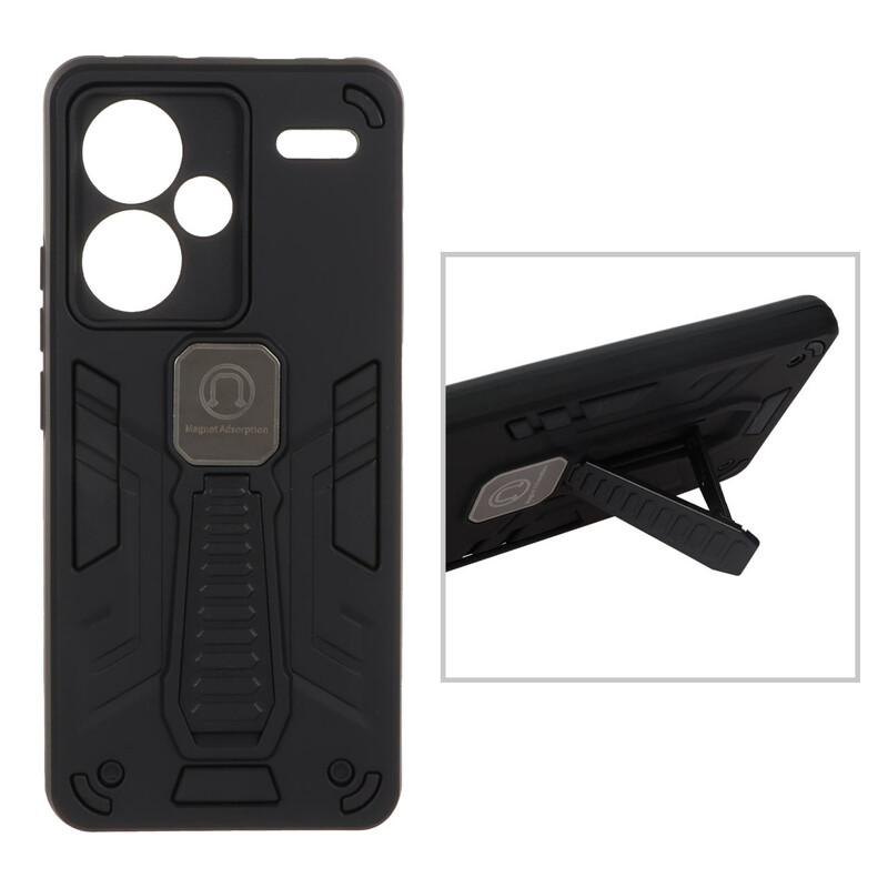 قاب بتمن استندشو Xiaomi Redmi Note 13 Pro Plus - مشکی
