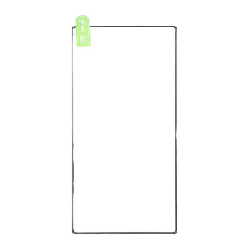 محافظ صفحه نمایش شیشه ای خم فول چسب Full Cover Kezen درجه یک Samsung Galaxy S22 Ultra