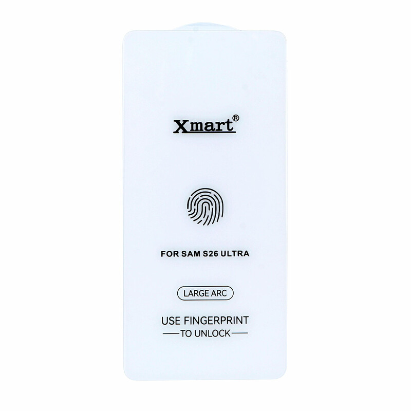 محافظ صفحه نمایش شیشه ای بدون حاشیه Xmart 3D Large Arc مدل Samsung Galaxy S26 Ultra