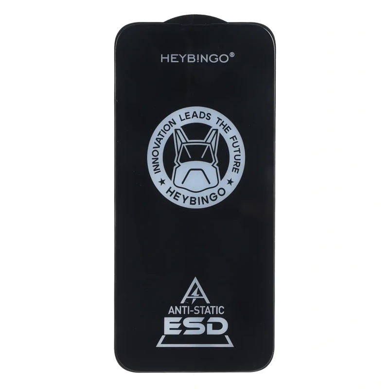 محافظ صفحه نمایش شیشه ای Full Cover HeyBingo ESD Anti Static مدل Apple iPhone 13 Pro Max / iPhone 14 Plus