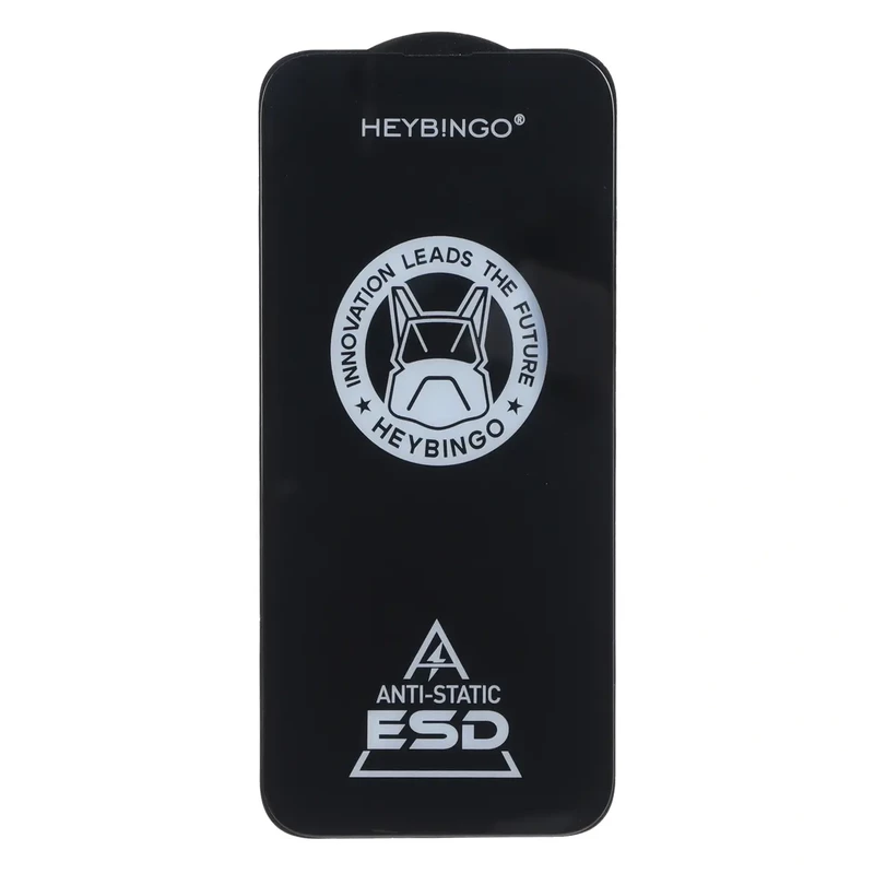 محافظ صفحه نمایش شیشه ای Full Cover HeyBingo ESD Anti Static مدل Apple iPhone 14 Pro Max