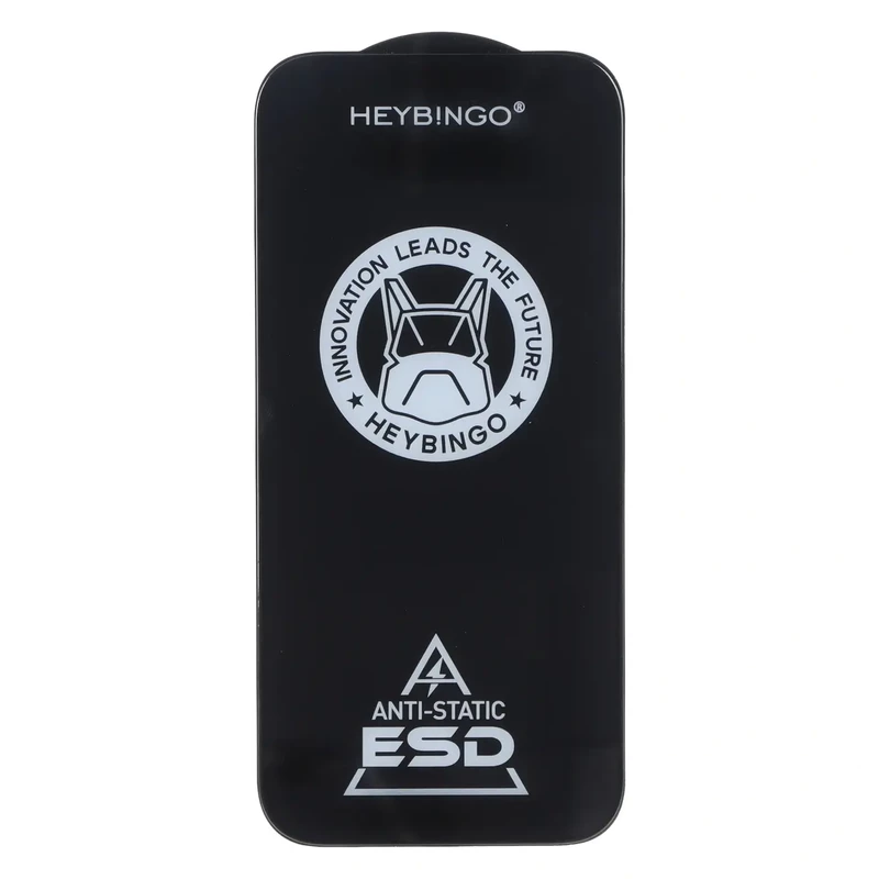 محافظ صفحه نمایش شیشه ای Full Cover HeyBingo ESD Anti Static مدل Apple iPhone 17 / iPhone 16 Pro