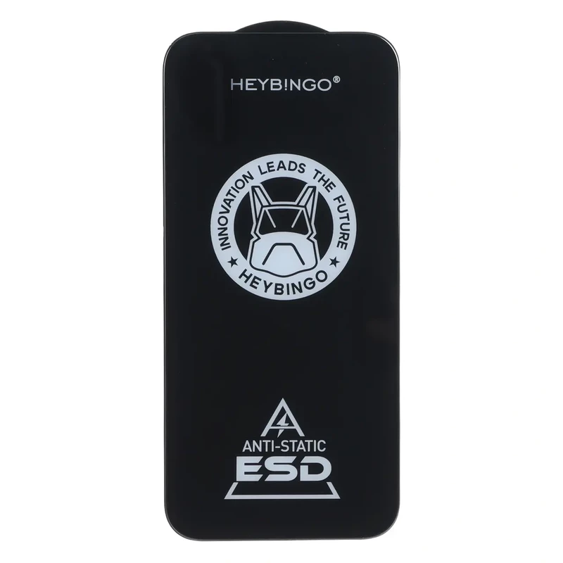 محافظ صفحه نمایش شیشه ای Full Cover HeyBingo ESD Anti Static مدل Apple iPhone 17 Pro Max / iPhone 18 Pro Max