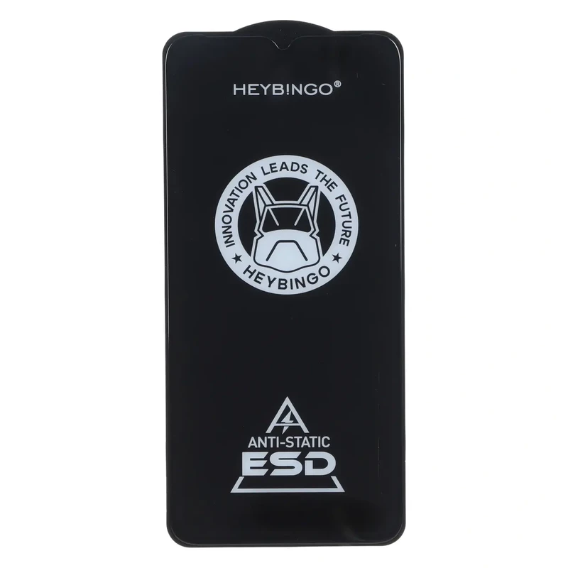 محافظ صفحه نمایش شیشه ای Full Cover HeyBingo ESD Anti Static مدل Samsung Galaxy A12 / A02 / A02S / A03 / A03S / A03 Core / A04 / A04S / A04E / A13 / A23 / A32 5G / M02 / M04 / M12 / M13 / M23 / M33 /F13 / A1 Plus / A2 Plus / M4 / M5 / C30 / C30S