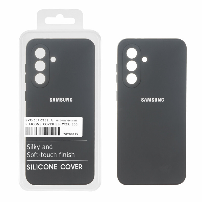 قاب نیو سیلیکون محافظ لنزدار RFF مدل Samsung Galaxy A37 - مشکی (پک دار)