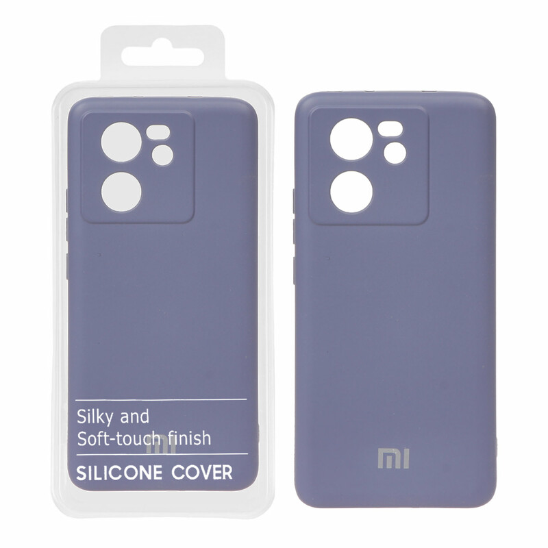 قاب نیو سیلیکون محافظ لنزدار RFF مدل Xiaomi Mi 13t / 13t Pro - بنفش (پک دار)