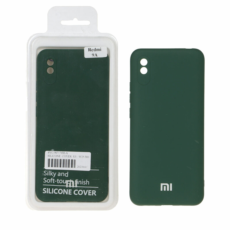 قاب نیو سیلیکون محافظ لنزدار RFF مدل Xiaomi Redmi 9A / Redmi 9A Sport / Redmi 9AT - سبز (پک دار)
