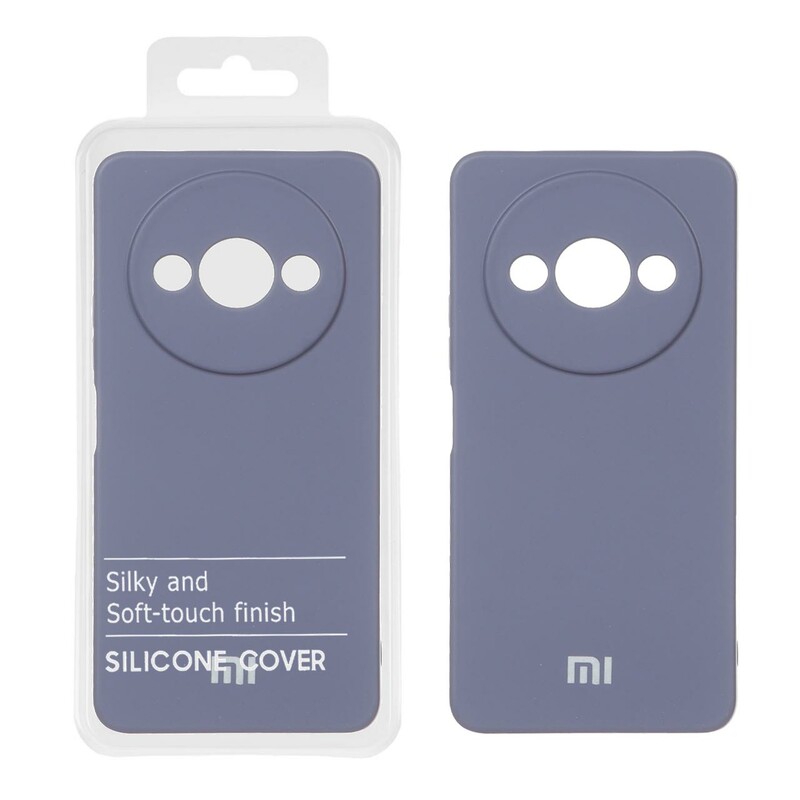 قاب نیو سیلیکون محافظ لنزدار RFF مدل Xiaomi Redmi A3 / A3x / poco C61 - بنفش (پک دار)