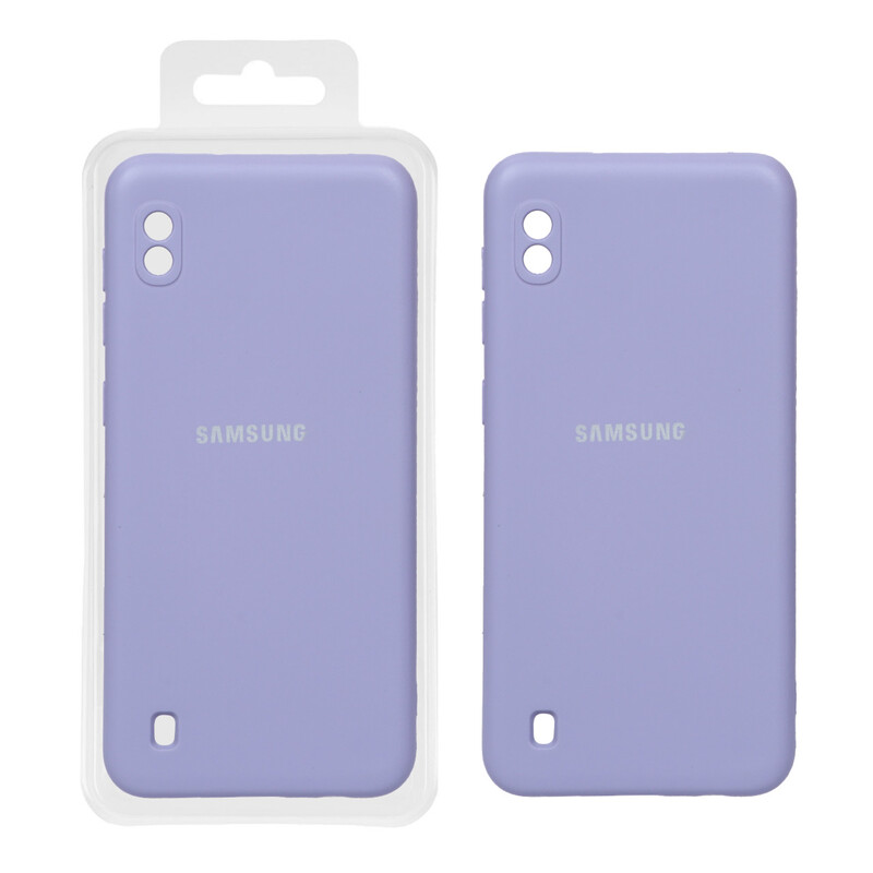 قاب نیو سیلیکون محافظ لنزدار RFF مدل Samsung A10 / M10E - یاسی کد 9 (پک دار)