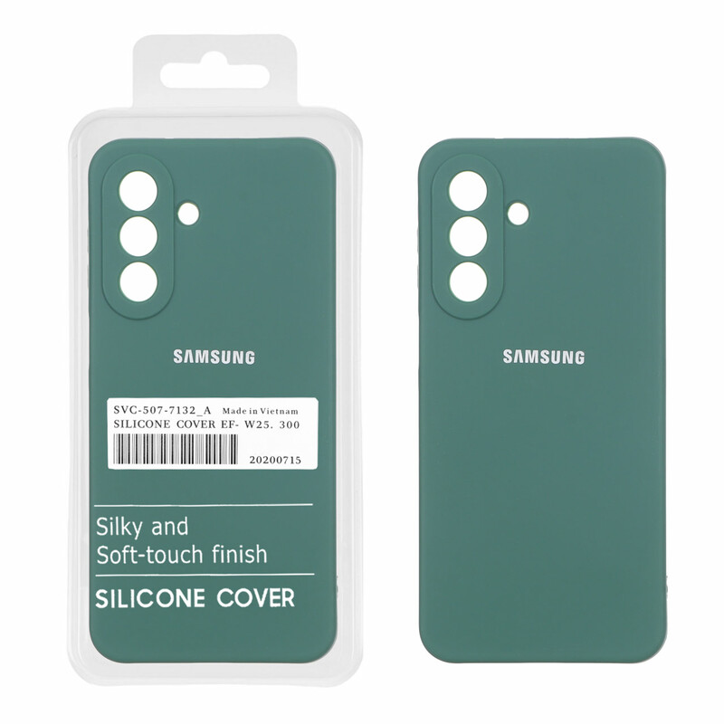 قاب نیو سیلیکون محافظ لنزدار RFF مدل Samsung Galaxy A27 - سبز (پک دار)