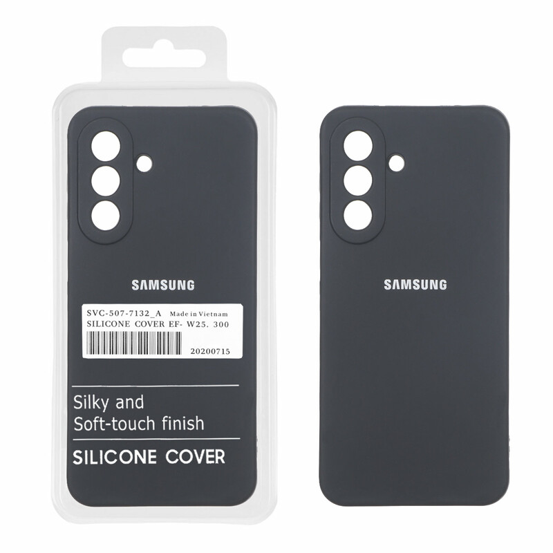 قاب نیو سیلیکون محافظ لنزدار RFF مدل Samsung Galaxy A27 - مشکی (پک دار)