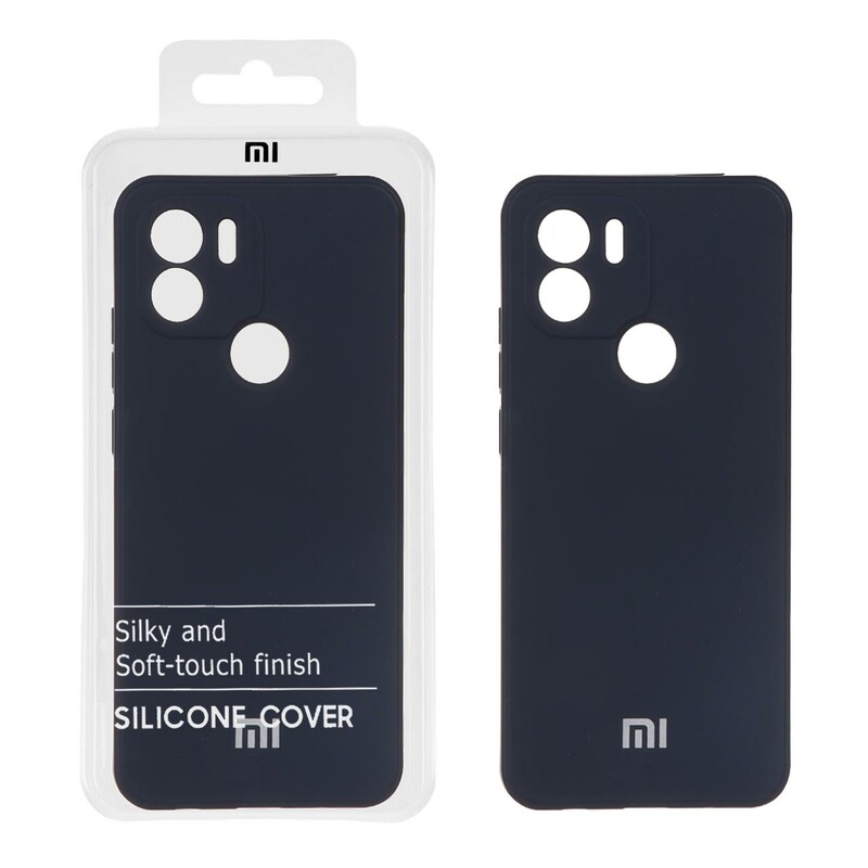قاب نیو سیلیکون محافظ لنزدار RFF مدل Xiaomi Redmi A1 Plus / Redmi A2 Plus - سرمه ای کد 1 (پک دار)