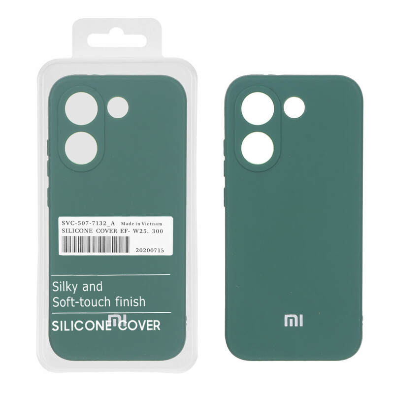 قاب نیو سیلیکون محافظ لنزدار RFF مدل Xiaomi Poco X8 Pro 5G - سبز (پک دار)