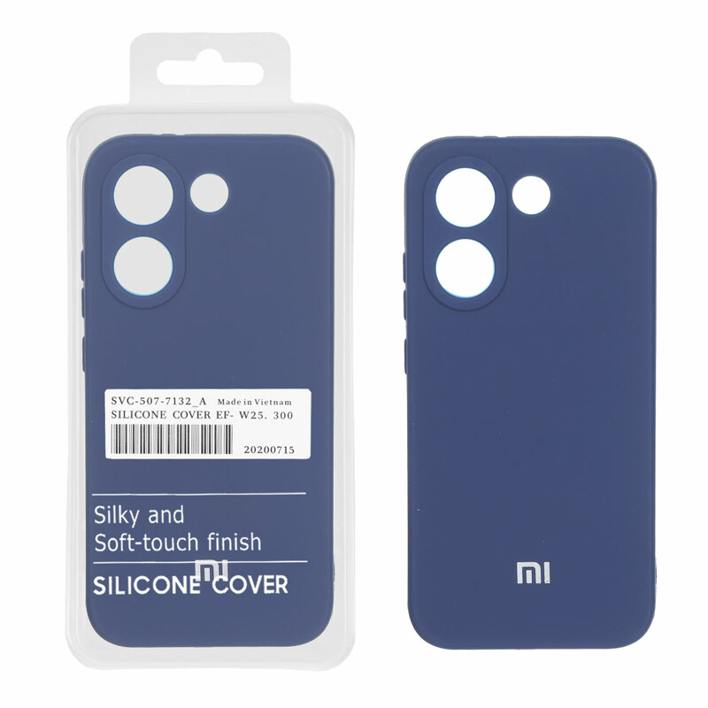 قاب نیو سیلیکون محافظ لنزدار RFF مدل Xiaomi Poco X8 Pro 5G - سرمه ای (پک دار)