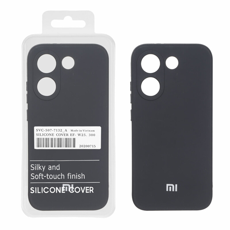قاب نیو سیلیکون محافظ لنزدار RFF مدل Xiaomi Poco X8 Pro 5G - مشکی (پک دار)