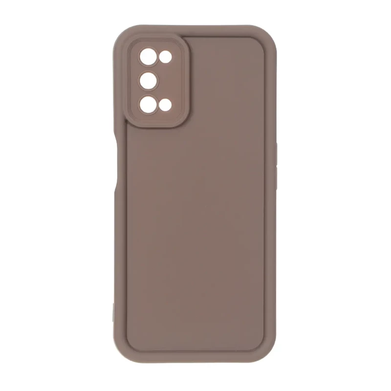 قاب Solid Case مدل Realme 7 5G - قهوه ای