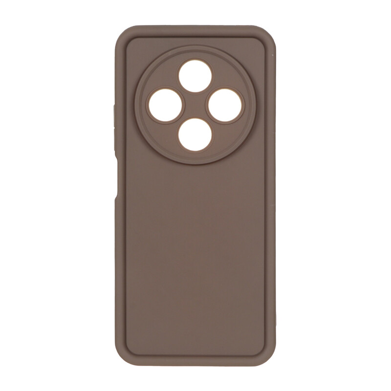 قاب Solid Case مدل Xiaomi Redmi 14C / Redmi A3 Pro / Redmi A4 / Poco C75 - قهوه ای