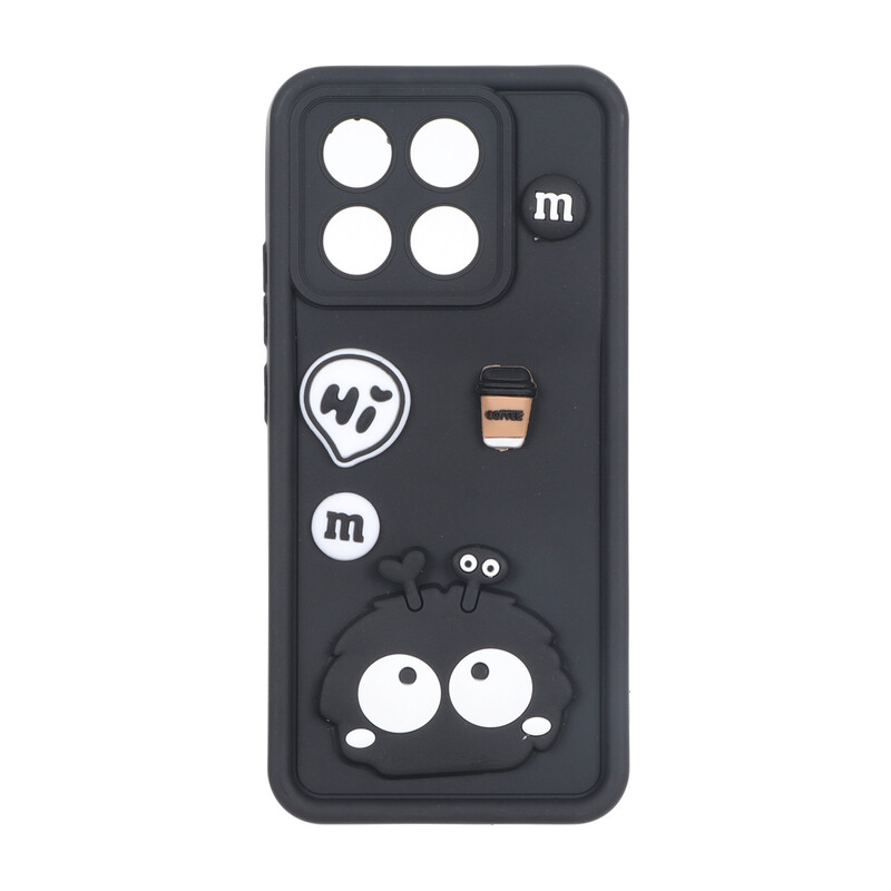 قاب Solid Case عروسک برجسته Baby مدل Xiaomi Poco X6 Pro 5G / Redmi K70E - مشکی - MPS