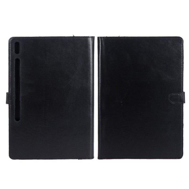 کیف تبلت چرمی مگنتی Samsung Galaxy Tab S7 FE 12.4 / T730 / T733 / T735 - مشکی