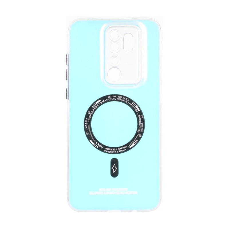 قاب SO COOL طرح مگ سیف محافظ لنز شفاف Xiaomi Redmi Note 8 Pro - هفت رنگ