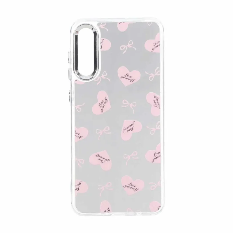 قاب آینه ای طرح دار لنز متال Samsung Galaxy A70 / A70s - کد 492