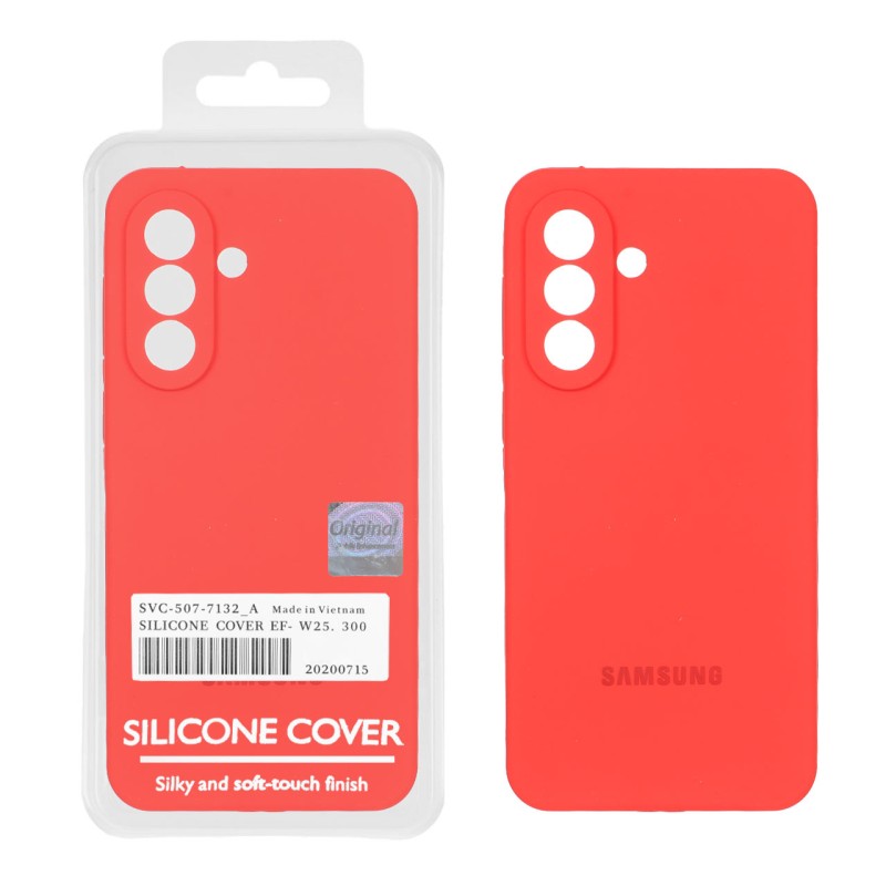 قاب سیلیکونی پاک کنی اورجینال Master Quality مدل Samsung Galaxy A57 - قرمز (پک دار)
