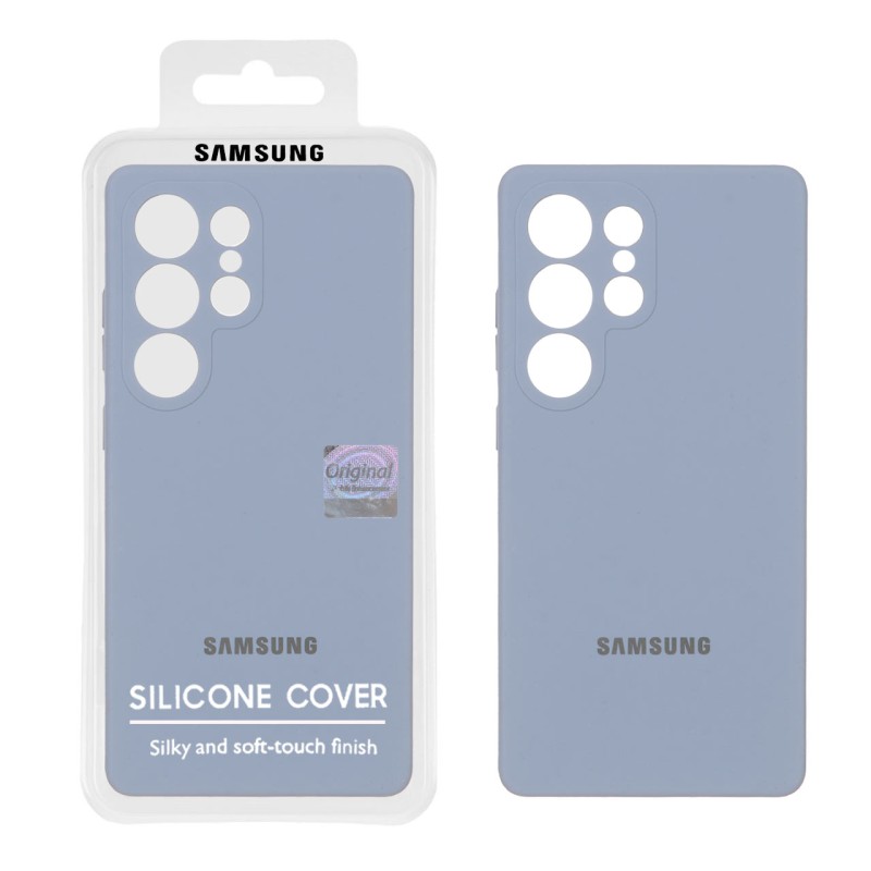 قاب سیلیکونی پاک کنی اورجینال Master Quality مدل Samsung Galaxy S25 Ultra - فیلی (پک دار)
