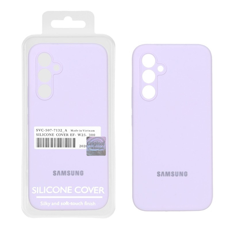 قاب سیلیکونی پاک کنی اورجینال Master Quality مدل Samsung Galaxy A54 - یاسی (پک دار)