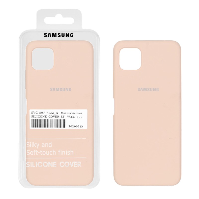 قاب سیلیکونی پاک کنی اورجینال درجه یک Samsung Galaxy A22 5G - نسکافه ای (پک دار)