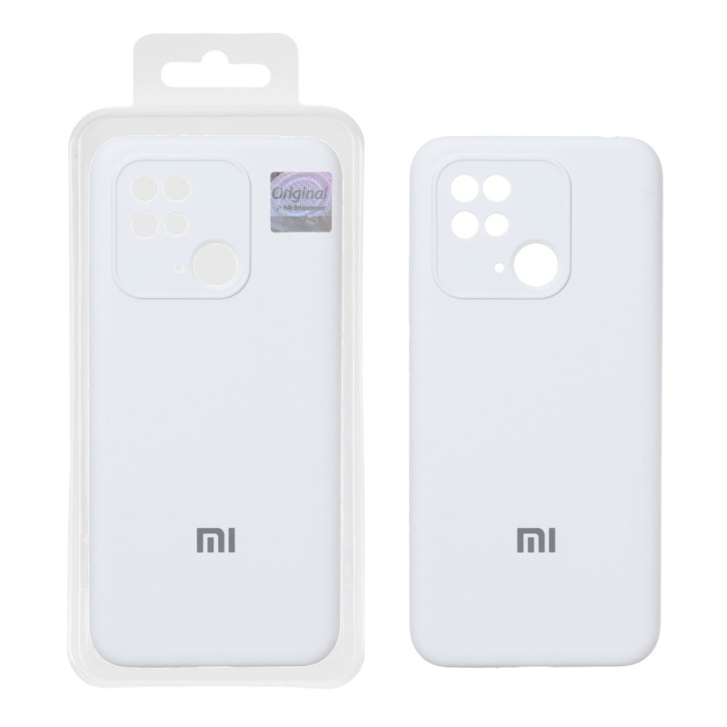 قاب سیلیکونی پاک کنی اورجینال Master Quality مدل Xiaomi Redmi 10C / Redmi 10 Power / Poco C40 - سفید (پک دار)