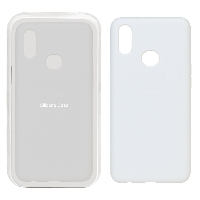 قاب سیلیکونی پاک کنی اورجینال Samsung Galaxy A10s - سفید (پک اصلی)