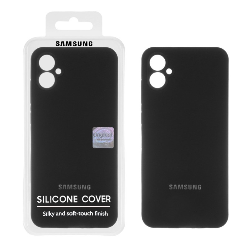 قاب سیلیکونی پاک کنی اورجینال Master Quality مدل Samsung Galaxy A05 / M05 / F05 - مشکی (پک دار)