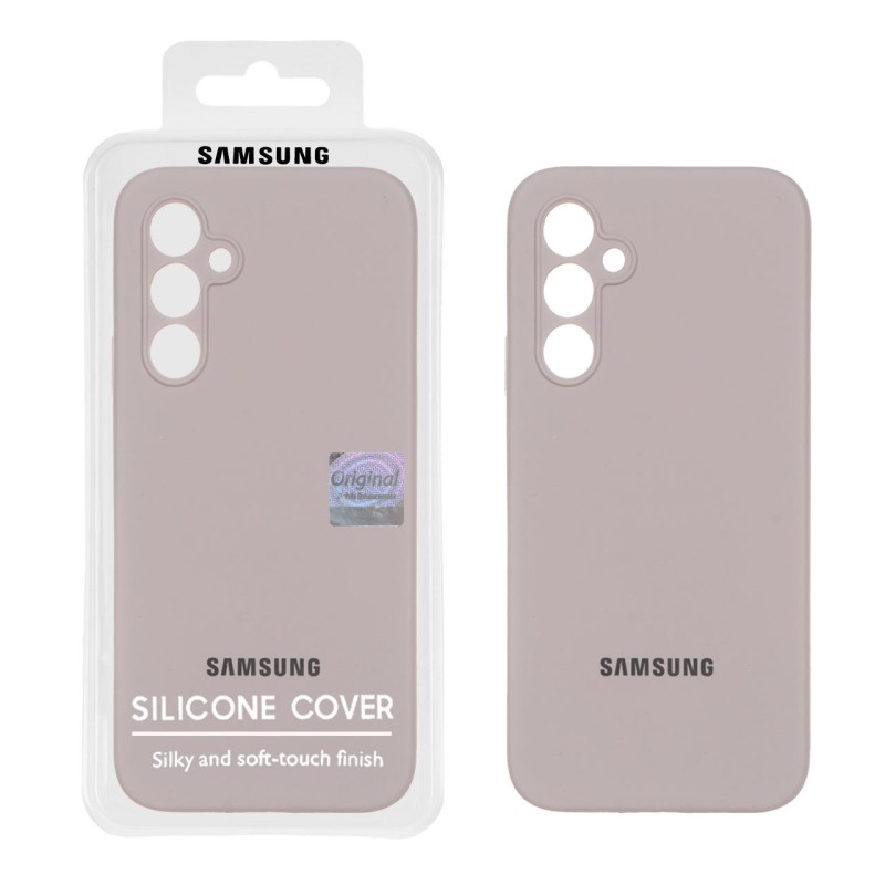 قاب سیلیکونی پاک کنی اورجینال Master Quality مدل Samsung Galaxy A54 - خاکی (پک دار)