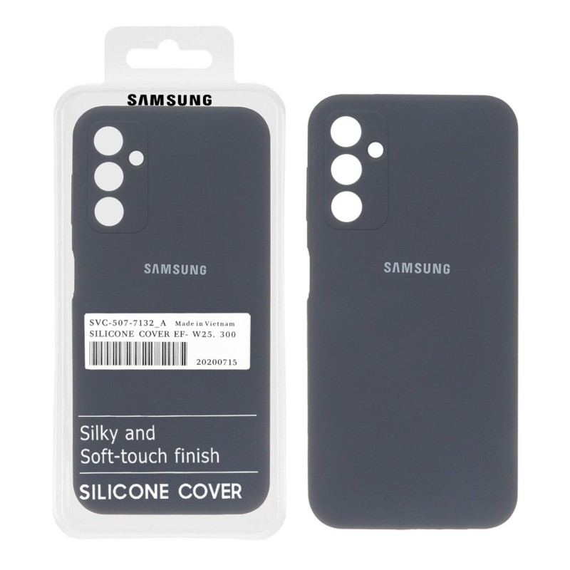 قاب سیلیکونی پاک کنی اورجینال درجه یک Samsung Galaxy A14 - خاکستری (پک دار)