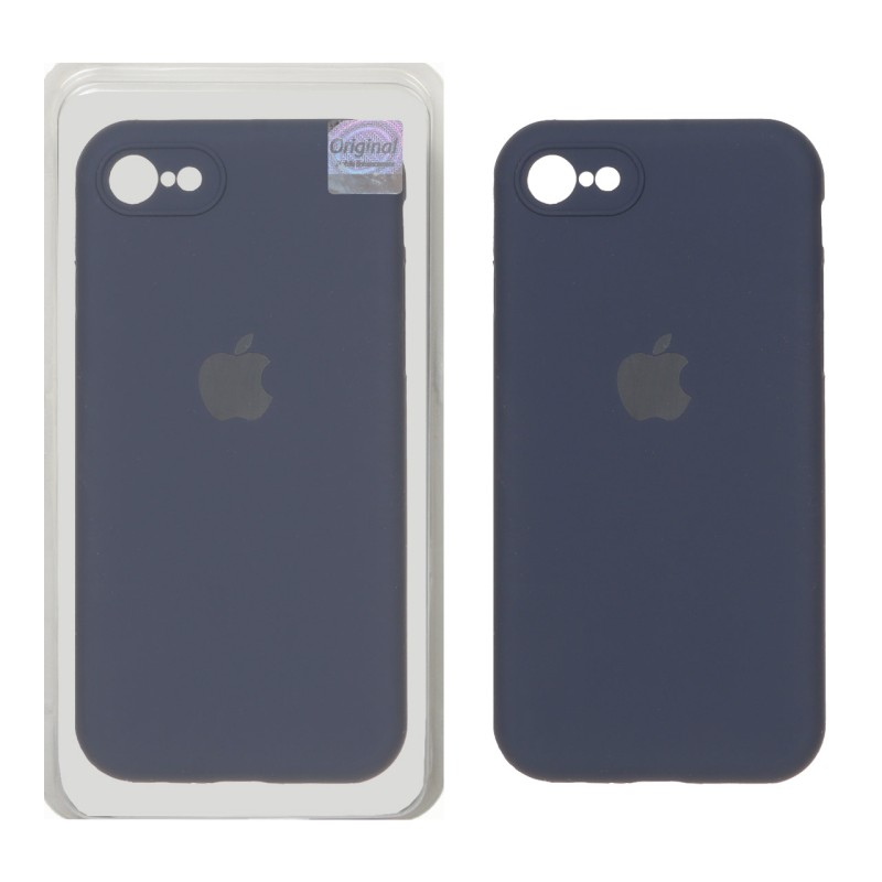 قاب سیلیکونی پاک کنی اورجینال Master Quality مدل Apple iPhone 7 / iPhone 8 / iPhone SE (2020) - سرمه ای (پک دار)