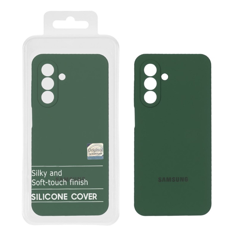 قاب سیلیکونی پاک کنی اورجینال Master Quality مدل Samsung Galaxy A17 / A26 - سبز تیره (پک دار)