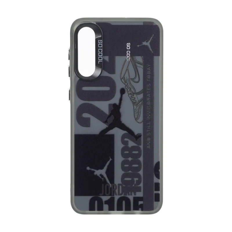 قاب SO COOL بلک لنز دکمه کروم طرح دار Samsung Galaxy A50 / A50s / A30s - کد 575
