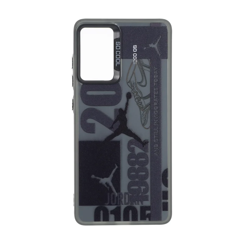 قاب SO COOL بلک لنز دکمه کروم طرح دار Samsung Galaxy S20 FE - کد 749
