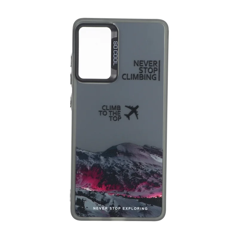 قاب SO COOL بلک لنز دکمه کروم طرح دار Samsung Galaxy S20 FE - کد 751