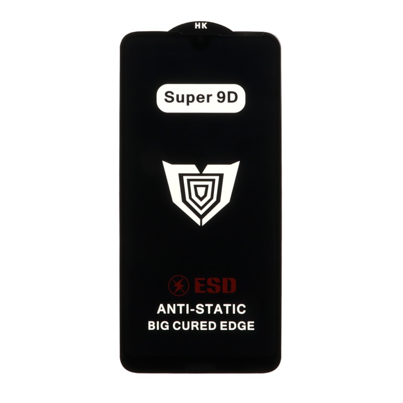 محافظ صفحه نمایش شیشه ای Full Cover ESD Anti Static - Super 9D مدل Huawei Y7 (2019) / Y7 Prime (2019) (بدون پک)
