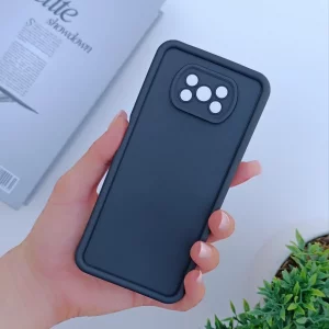 قاب گوشی ساده سولید مشکی شیائومی Poco X3